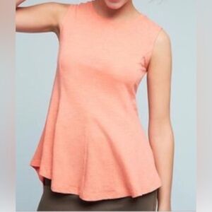Eri + Ali Coral Flared Tank Top, Size M